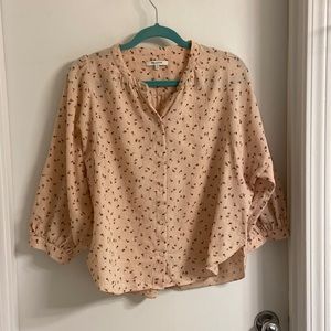 Madewell peasant top